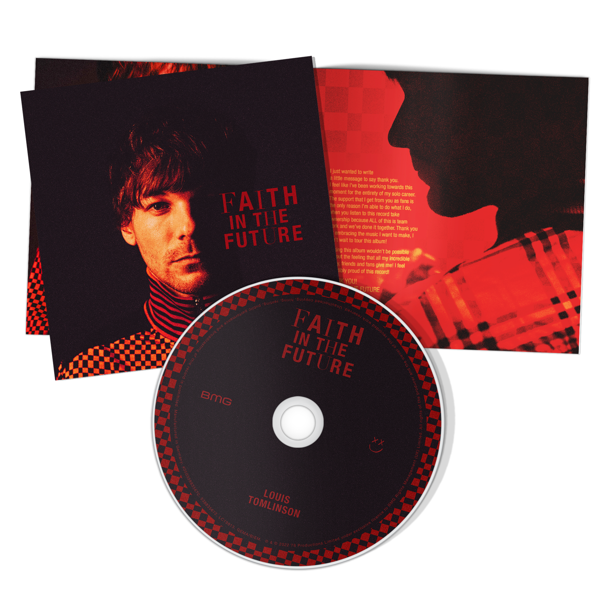 Louis Tomlinson - Faith In The Future CD (Lenticular Sleeve)